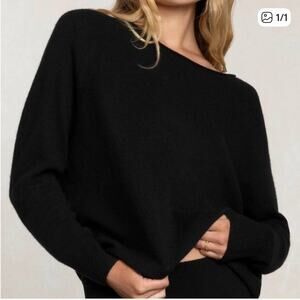 nakedcashmere tulip boatneck sweater size small